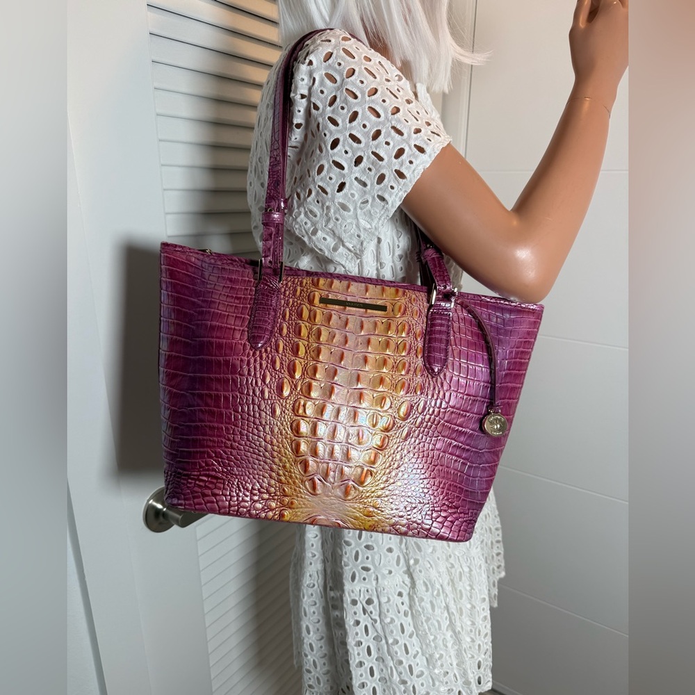 Brahmin Melbourne Medium Asher tote in prism ombre - Picture 4 of 15